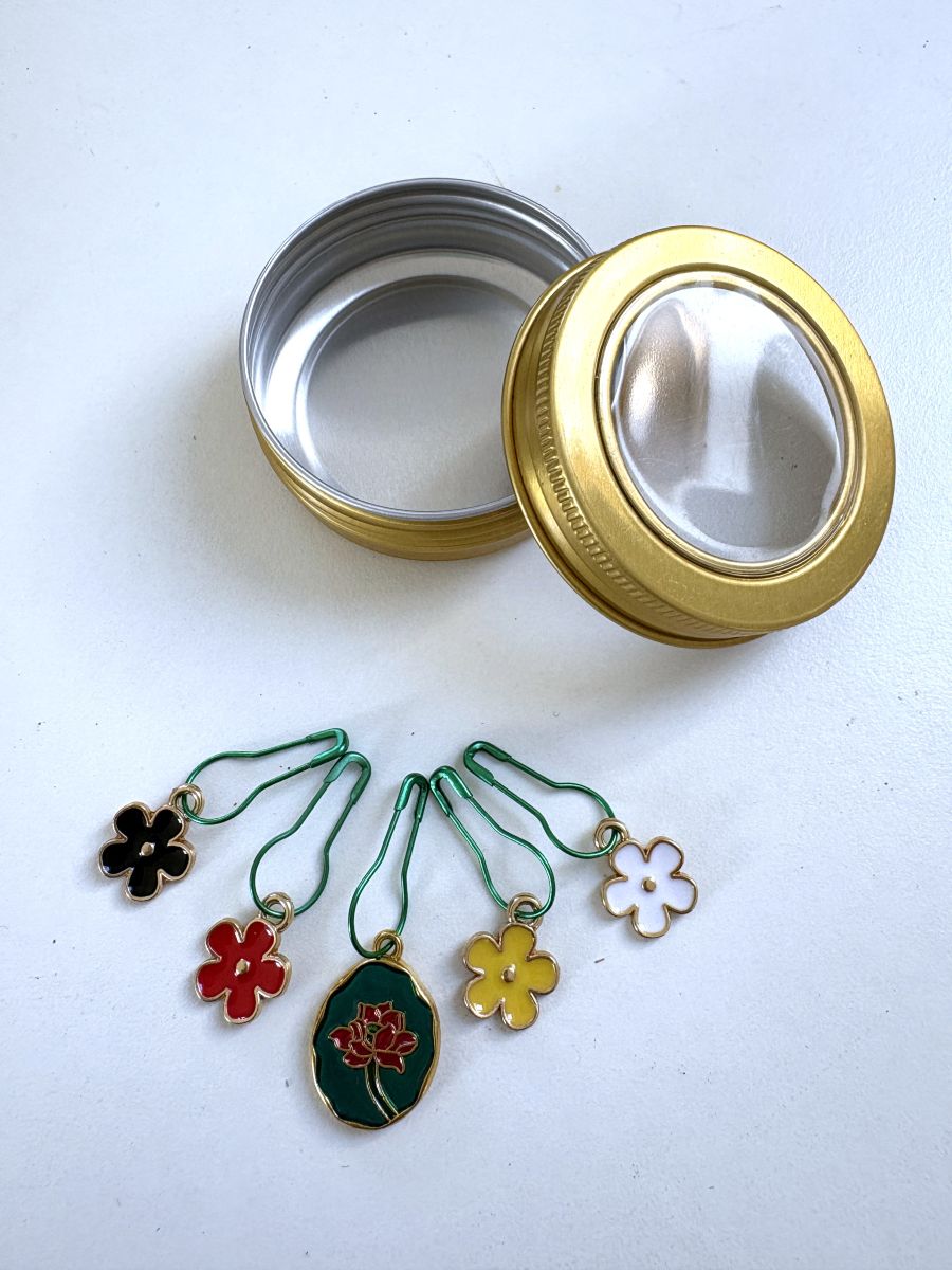Stitch markers - Begonia - Multi