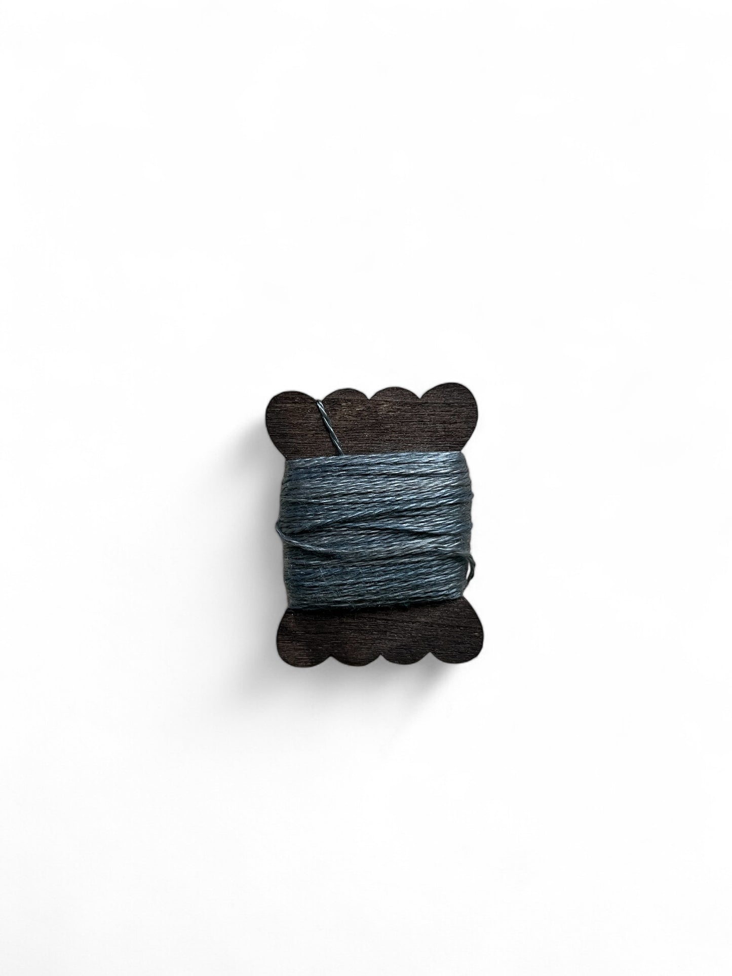 Silk embroidery thread bobbin - Denim