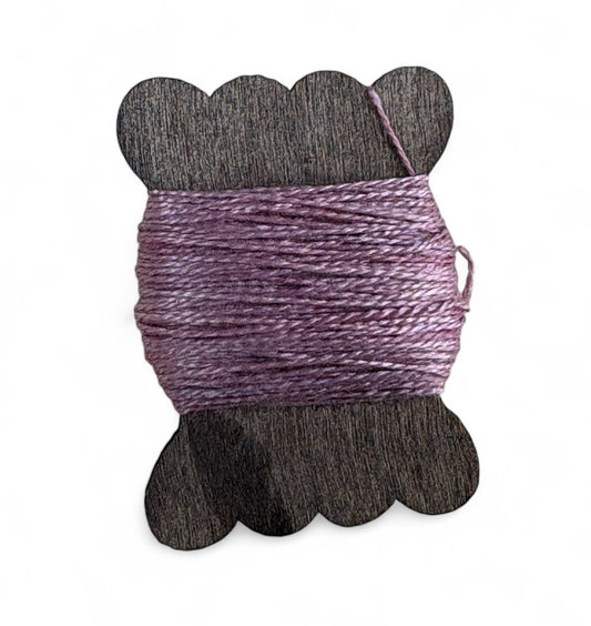 Silk embroidery thread bobbin - Heather