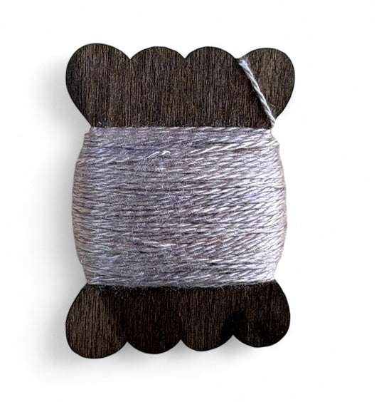 Silk embroidery thread bobbin - Lavender